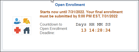 Open Enrollment tile